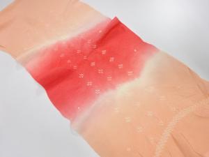 正絹　縮緬地　絞り　帯揚げ